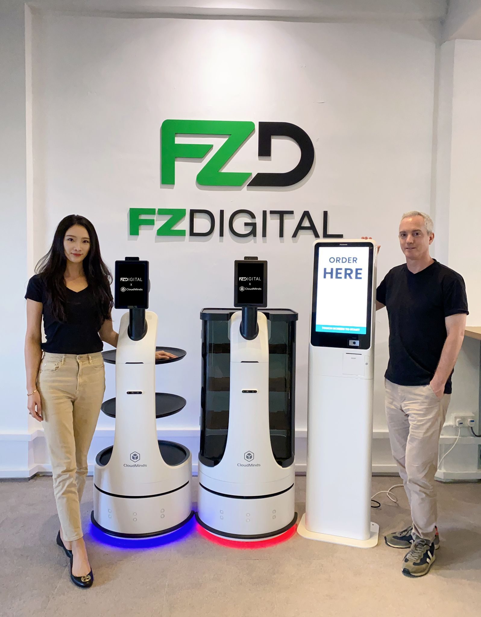L to R: Chelsea Chan (Managing Director) and Chris Tarr (Chief Product Officer) of FZ Digital