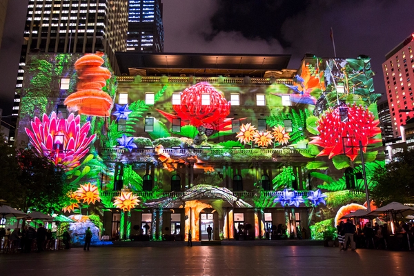 Vivid Sydney 2015 Enchanted Sydney Customs House