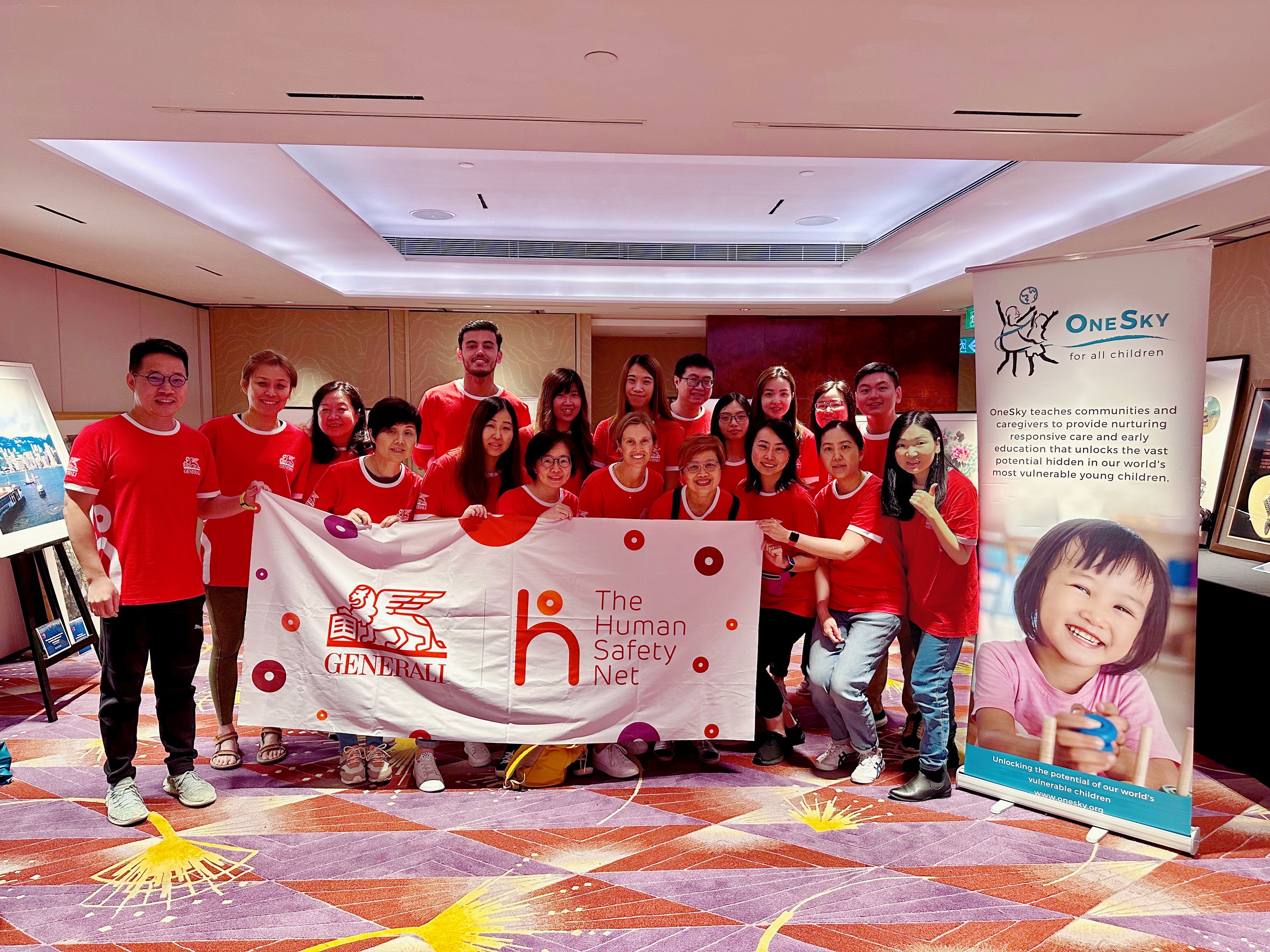 Generali Hong Kong supported OneSky in holding their first in-person fundraiser since 2019 to celebrate OneSky’s 25th anniversary, which successfully raised more than HK$5 million.