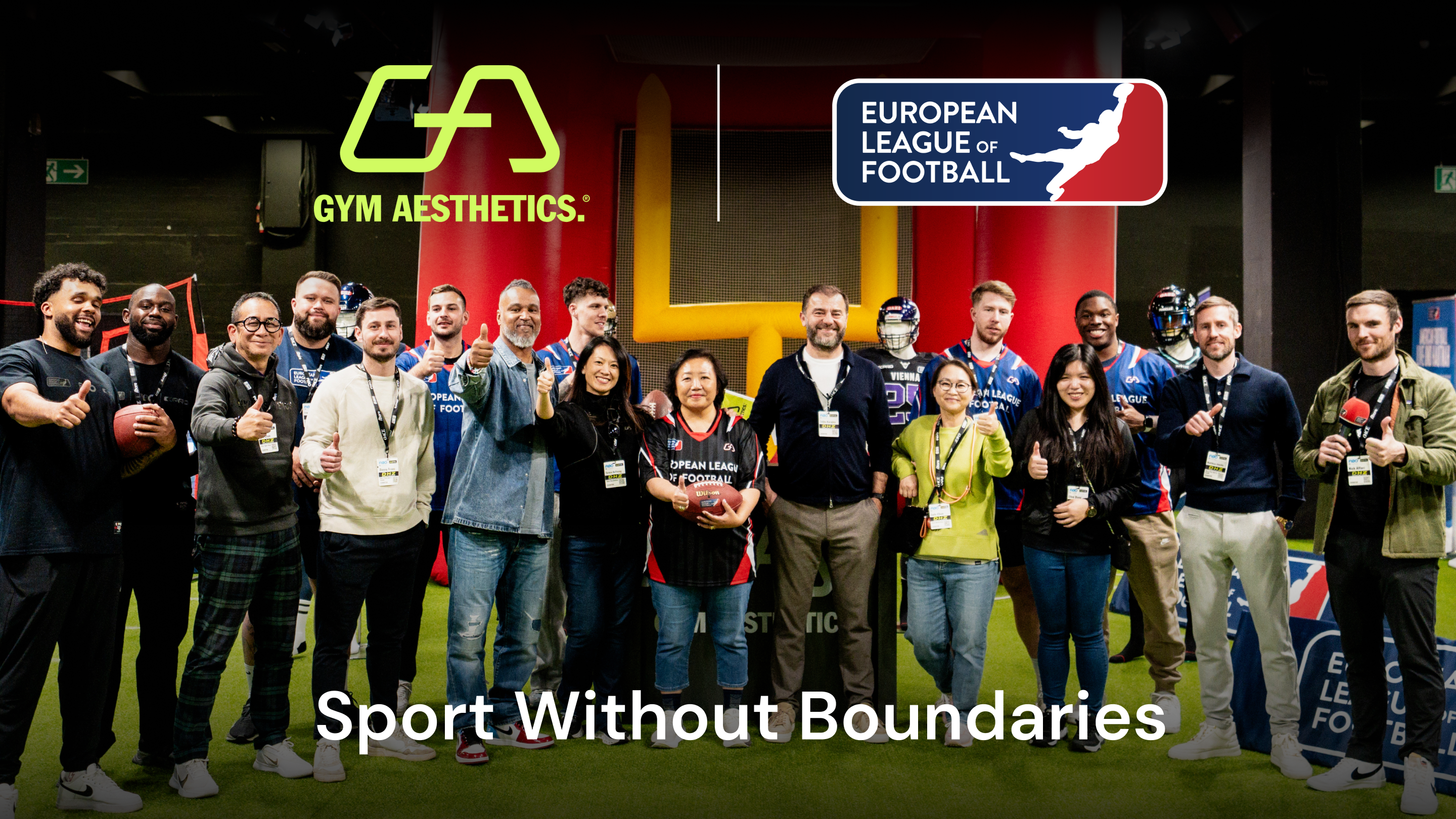 Sport Without Boundaries! GYM AESTHETICS Partners with European League of Football to Revolutionize the Sport Culture in Asia