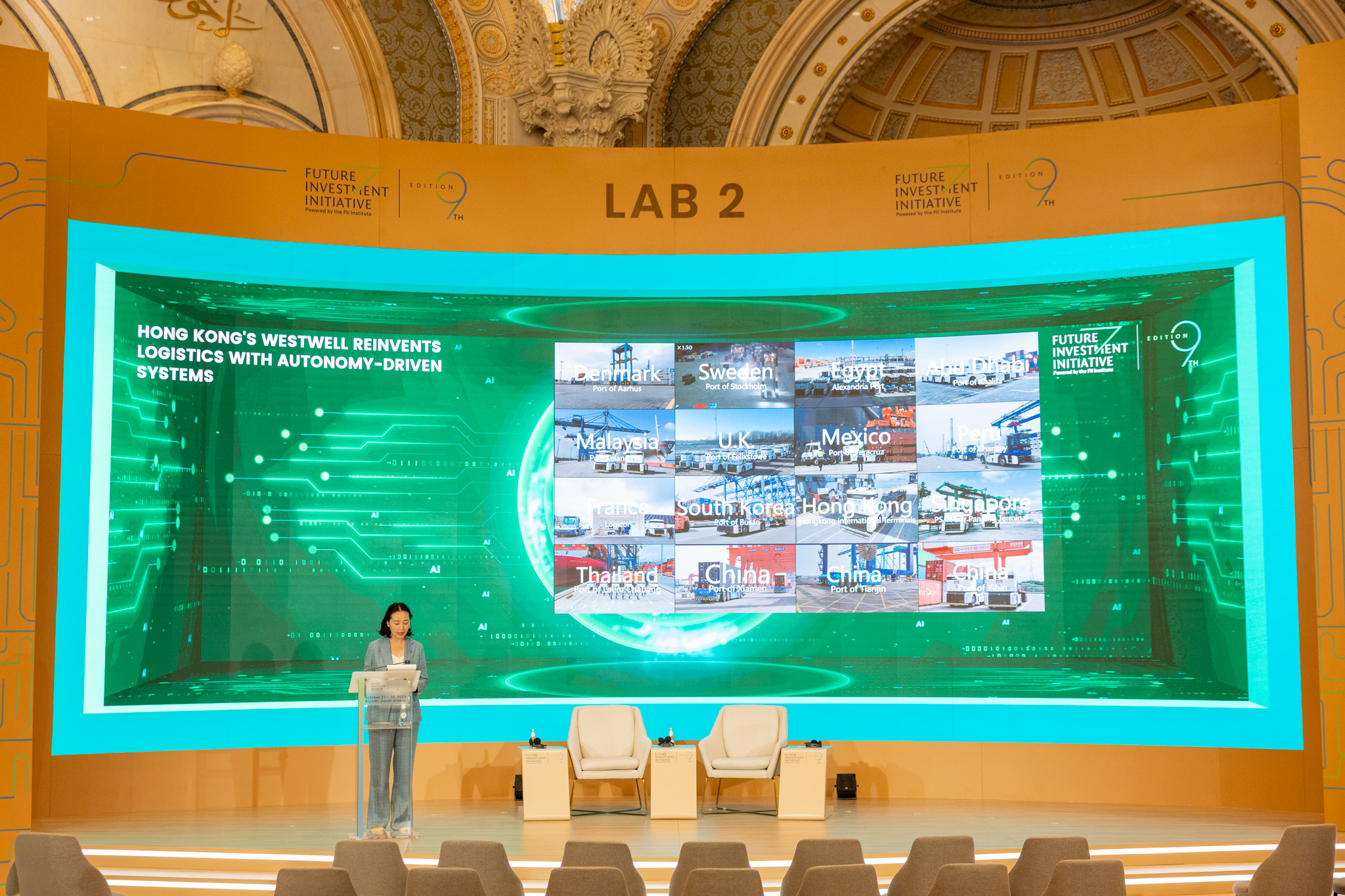 Park company Westwell Technology specialises in providing automated new energy solutions. At FII9, Yang Ming, CEO of Westwell Holdings (Hong Kong), delivered a presentation titled