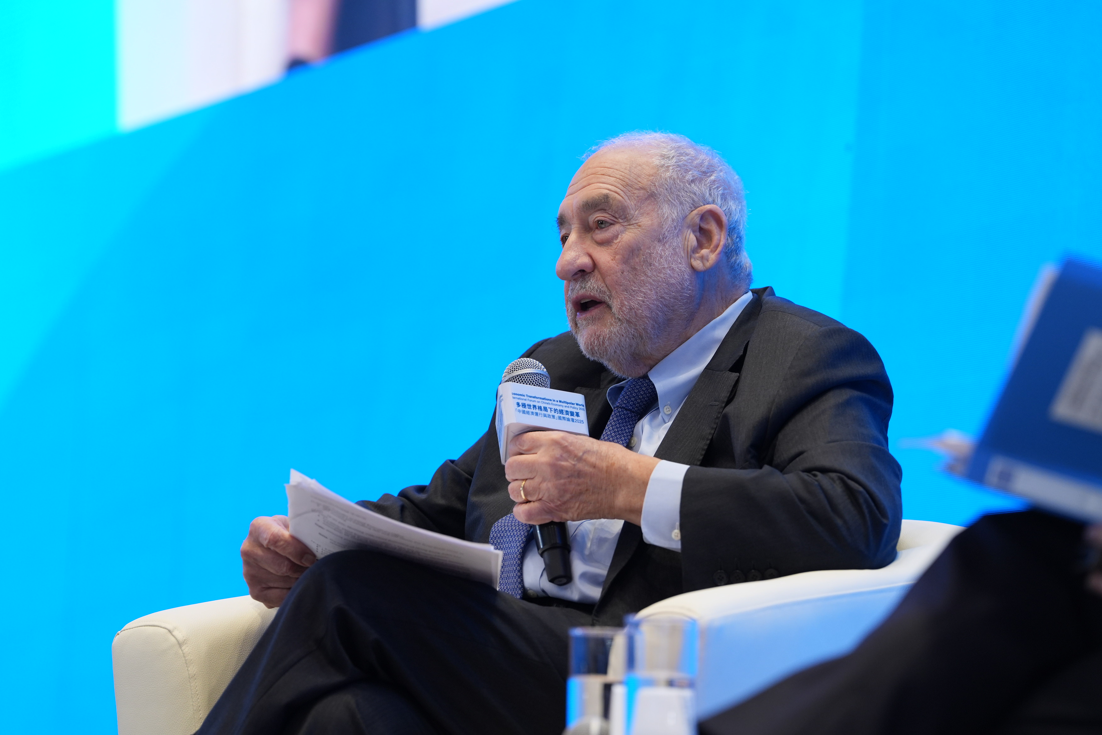 Columbia University Professor and Nobel Memorial Prize laureate in Economic Sciences, Professor Joseph E Stiglitz, shared his insights at the Forum.